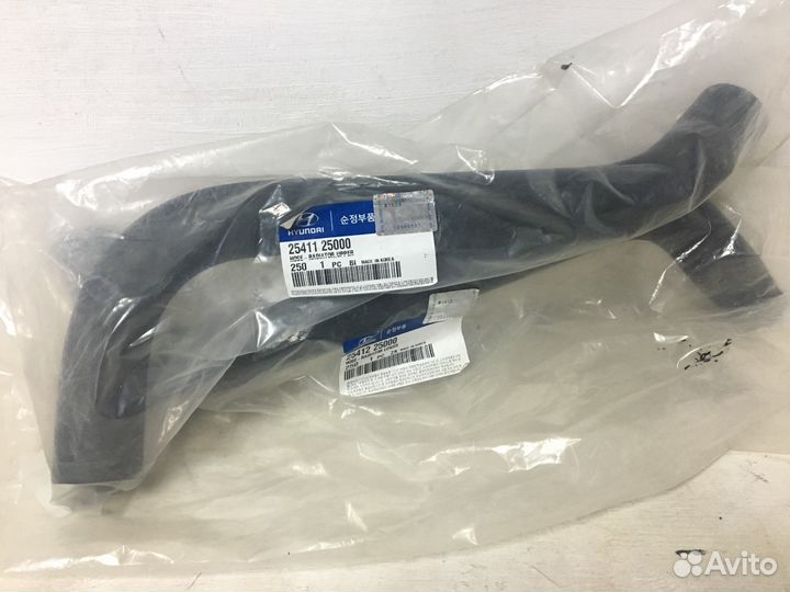 Патрубки радиатора верх accent и низ оригинал