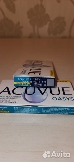 Линзы контактные acuvue oasys двухнедельные