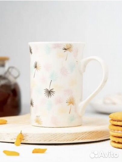 Набор фарфоровых кружек новый(6шт)