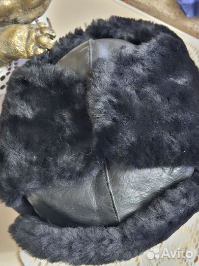 Шапка натуральная военная детская