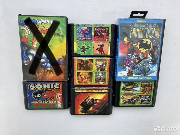 Картриджи Sega I Сега I 16 Bit I