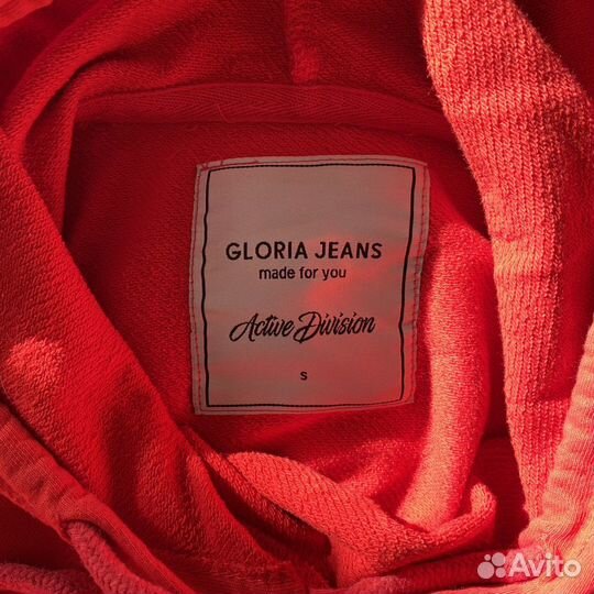 Короткая толстовка новая красная S gloria jeans