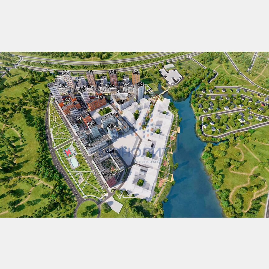 3-к. квартира, 53,4 м², 8/9 эт.