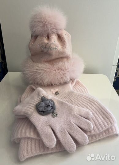 Комплект Шапка шарф перчатки