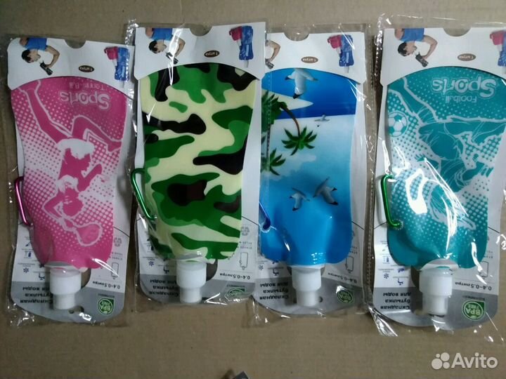 Складная бутылка для воды многоразовая