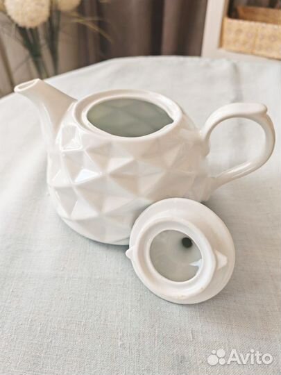 Чайник заварочный фарфоровый, 1л