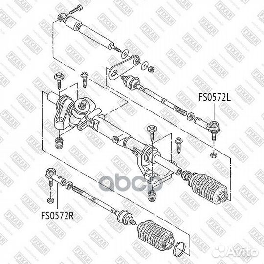 Наконечник рулевой тяги правый VW Transporter 9