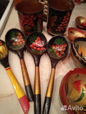 Ложки деревянные хохлома