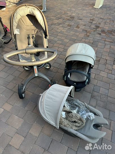 Коляска 3 в 1 stokke