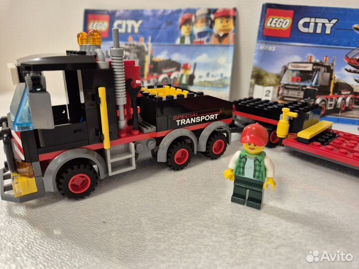 Lego city 60183 оригинал перевозчик вертолета