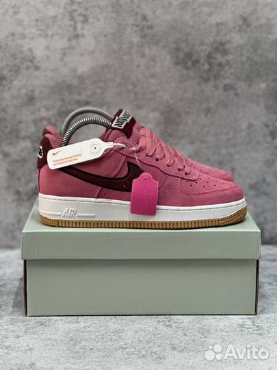 Nike Air Force 1 Low 07SE Desert Berry Gum розовые