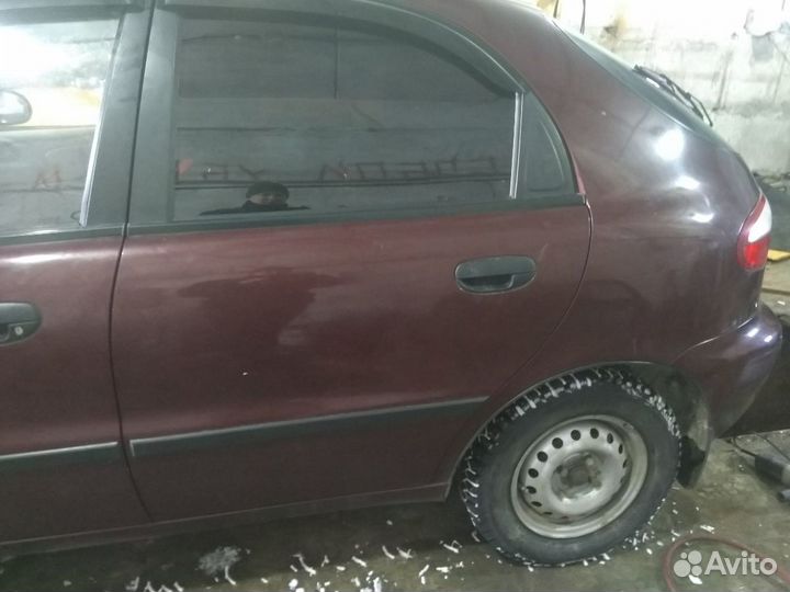 Дверь задняя левая Заз Шанс Шевроле Ланос