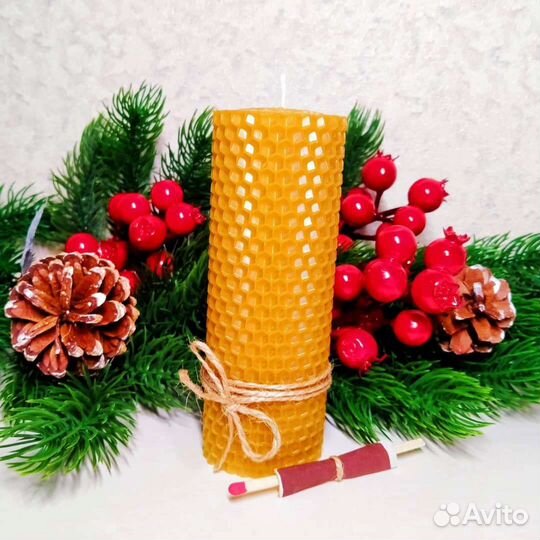 Свечи из натуральной вощины