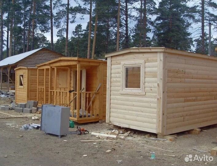 Баня готовая мобильная