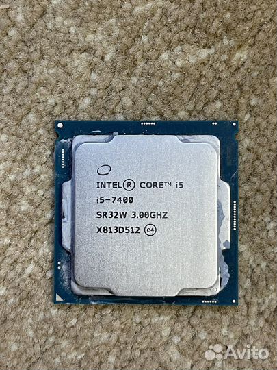 Процессор i5 7400 + мат. плата asus h110m-с
