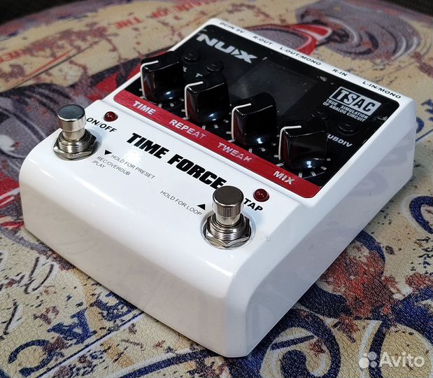 Педаль задержки дилэй Nux Time Force Delay