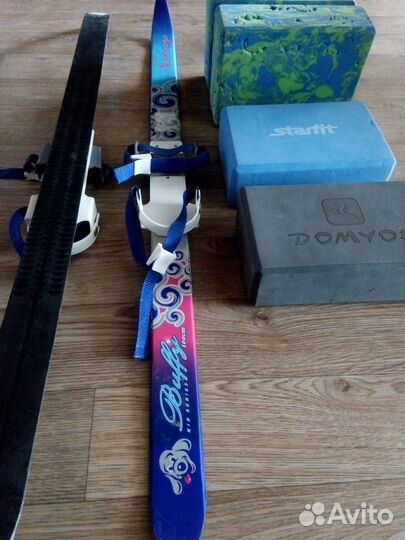 Лыжи, ледянка