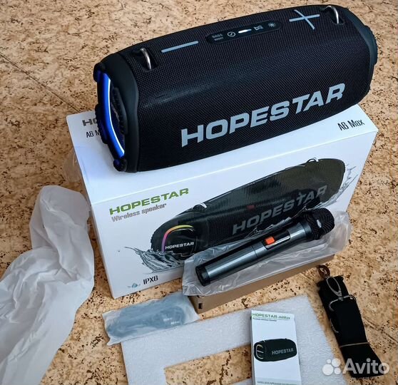 Колонка hopestar A6 MAX 80W 12000mA NEW jbl отдых