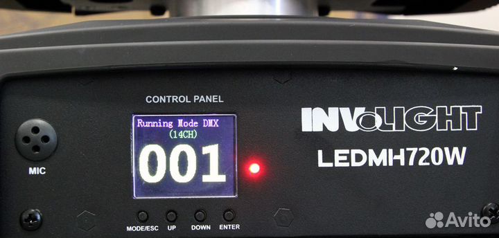 Involight ledmh720W вращающаяся голова Wash, 140Вт