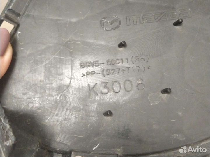 Накладка птф передняя правая Mazda 3 BL