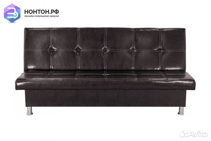 Диван клик-кляк Бомонд темно-коричневый