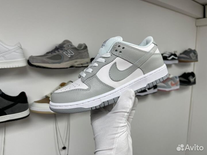 Кроссовки Nike SB Dunk Low серые