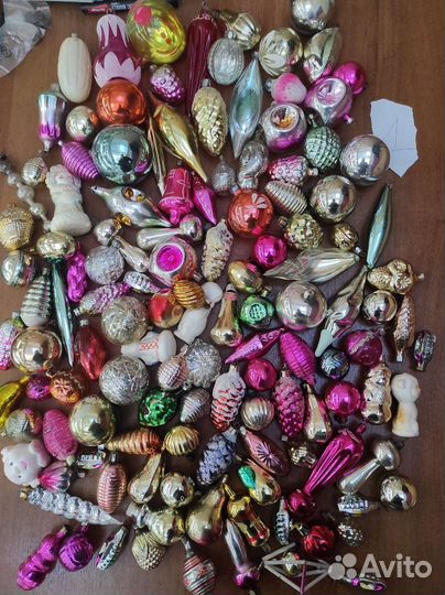 Елочные игрушки СССР Много