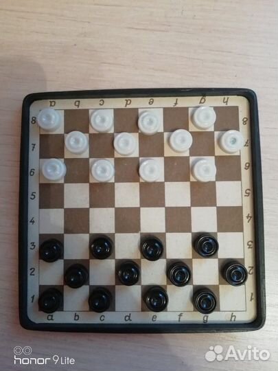 СССР Шашки дорожные