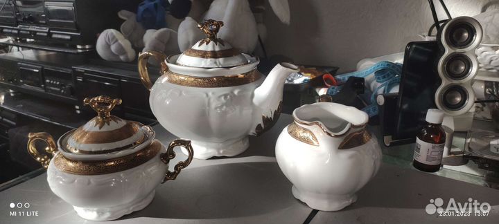 Чайный сервиз бренда thun (чехия)