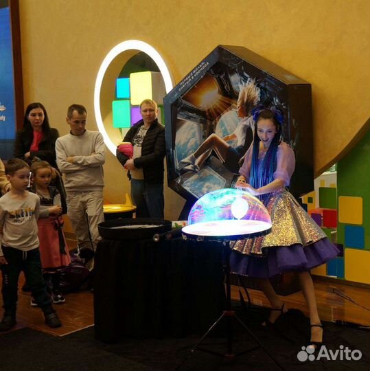 Шоу мыльных пузырей