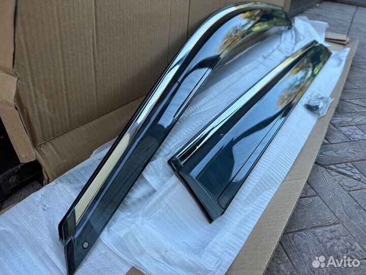 Subaru Outback (2009-15) ветровики, дефлекторы BR