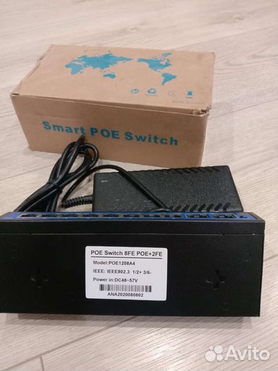 PoE-коммутатор на 10 портов