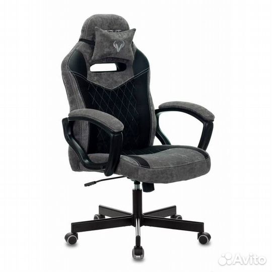 Кресло игровое Бюрократ viking 6 knight Fabric чер