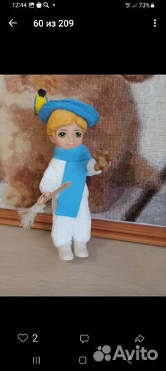Ватные елочные игрушки новые