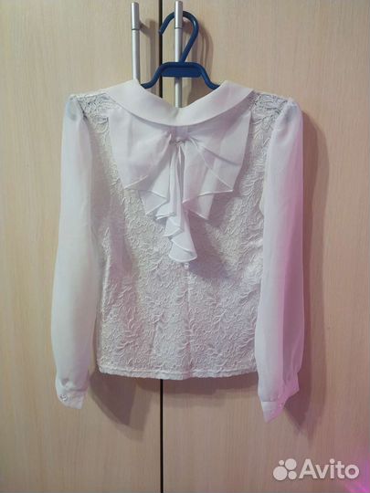 Блузка для девочки школьная