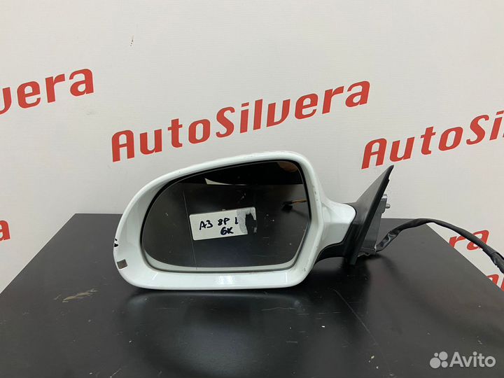 Audi A3 8P 2008-2013 зеркало левое 6 PIN