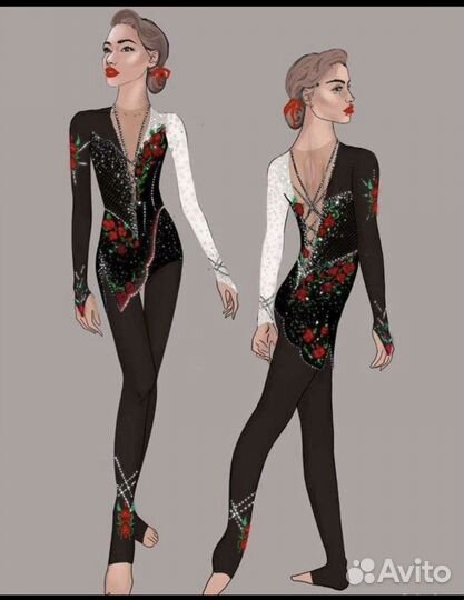 Костюм для фигурного катания 146