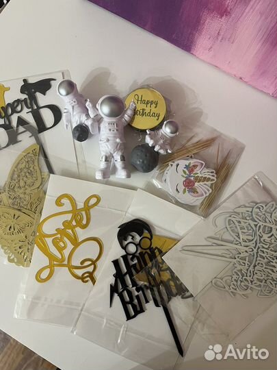 Топпер для торта новые оптом 85