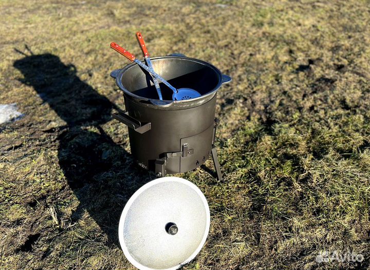 Казан с печью