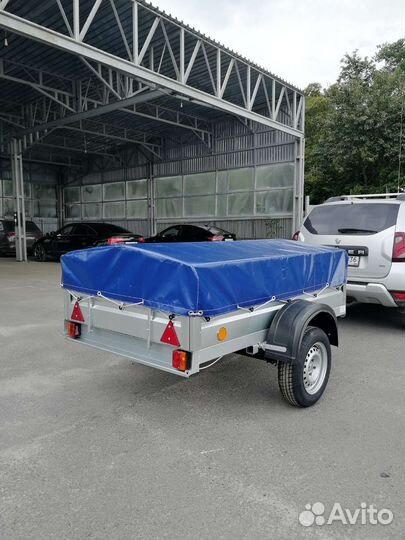 Прицеп цм эко 2*1,3 тент 0.21 без колёс