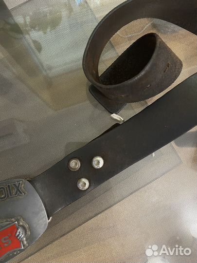 Мужской ремень levis кожа