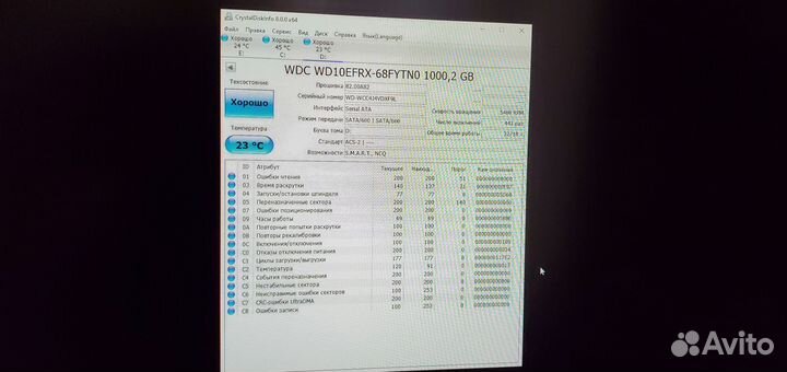 Жесткий диск WD Red WD10efrx, 1тб, HDD, SATA III