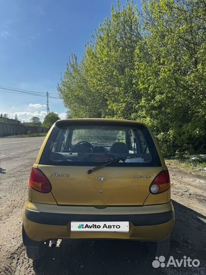 Daewoo Matiz 0.8 МТ, 2001, 184 200 км