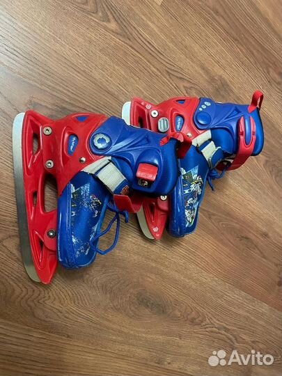 Коньки детские раздвижные 33-36
