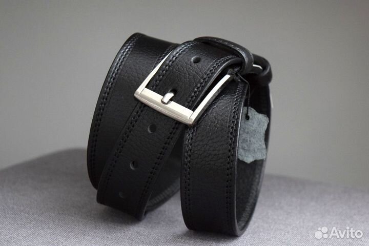 Ремень мужской брючный кожа