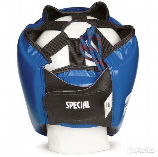 Шлем боксерский Green Hill Special синий и красный