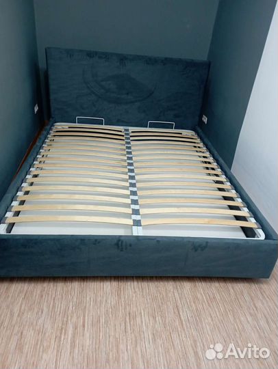 Перетяжка кровати, прямая, на дому