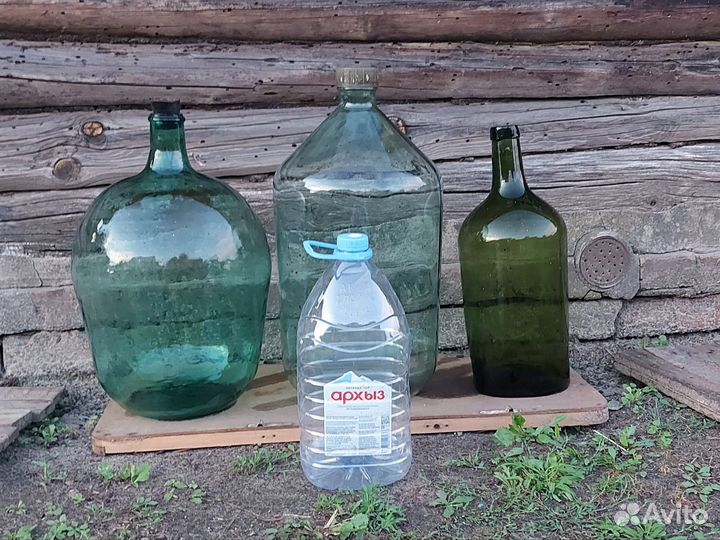 Бутыль стеклянная СССР