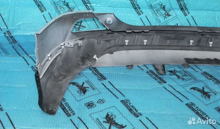 Бампер рав 4 4 в сборе серебро под установку 15-19