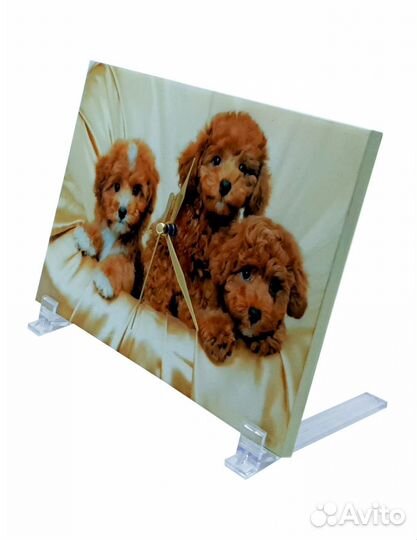 Декоративные часы той пудель